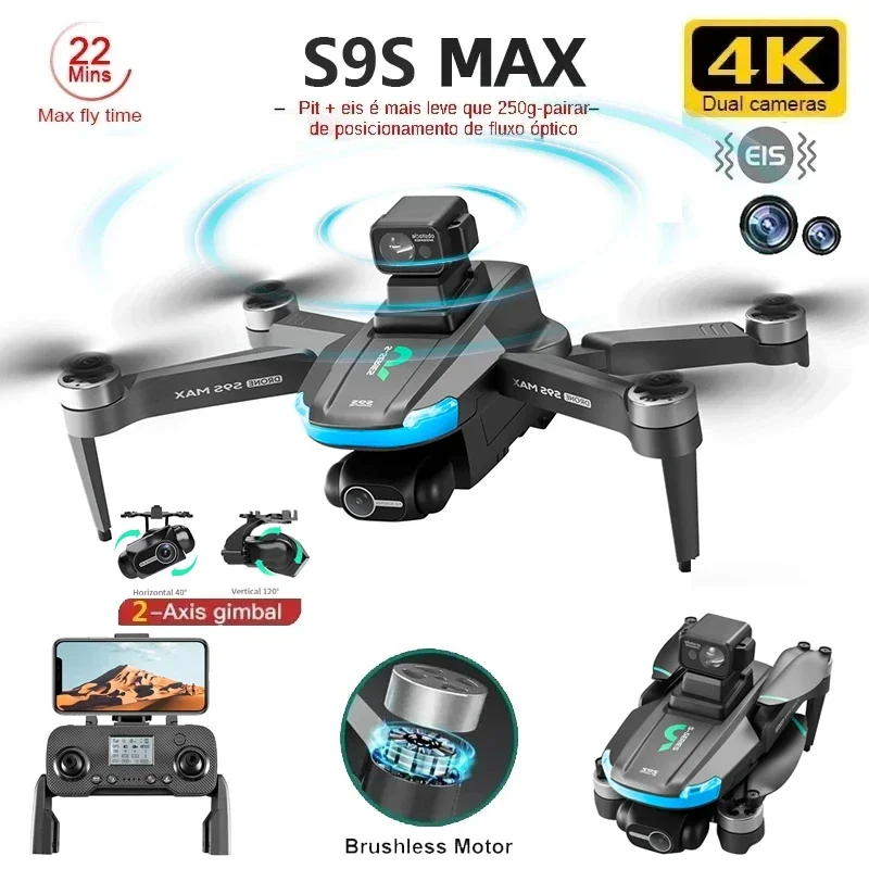 Drone Camera 4K - НОВЫЙ S9S MAX MINI Drone 4K