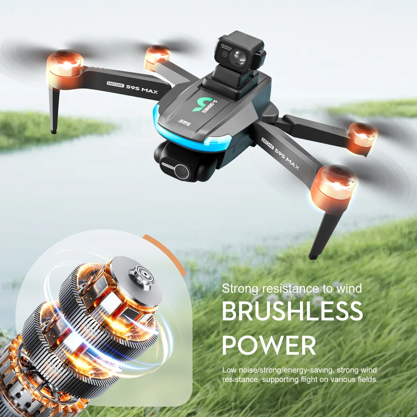 НОВЫЙ S9S MAX MINI Drone 4K 2- – обзор и цена Drone Camera 4K