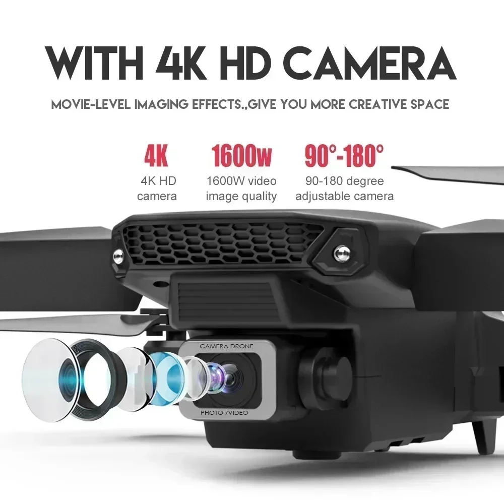 E88 Pro WIFI FPV Дрон Широкоуг – обзор и цена Drone Camera 4K