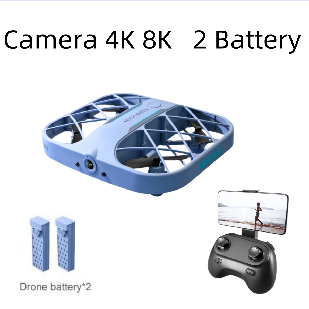 JJRC H107 FPV RC дрон с 2 бата – обзор и цена Drone Camera 4K